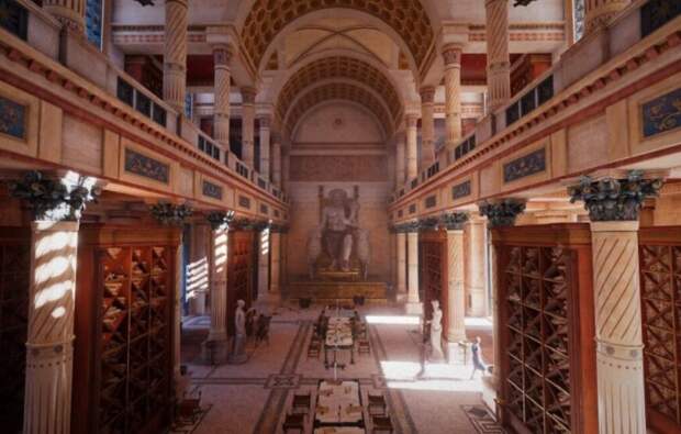 Александрийская библиотека - одно из крупнейших и значимых книжных хранилищ в древнем мире / Фото: u.9111s.ru