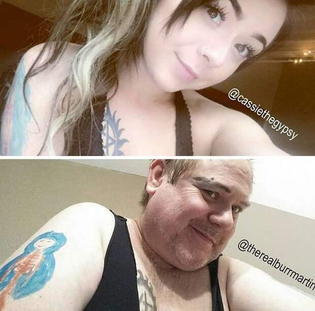 Отец троллит дочь в социальных сетях.