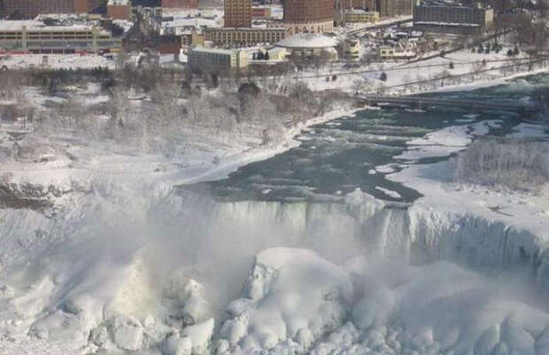 Ниагарский водопад закованный в лед(19 фото).