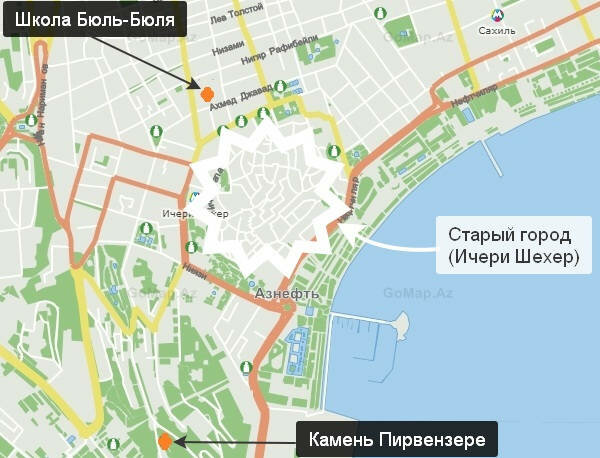 Интересно, что оба захоронения находятся на холмах вокруг нынешнего центра Баку, что позволяет предположить, что поселение располагалось где-то в районе Старого Города.
