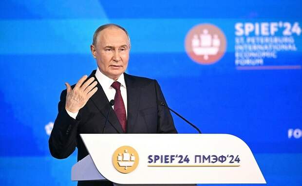 На ПМЭФ Путин говорил о планах по снижению импорта и внутрироссийских вопросах, вряд ли интересных зарубежным гостям