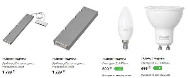 Светодиодные лампы TRÅDFRI и умный дом Xiaomi