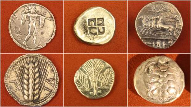 Монеты Древней Греции. | Фото: ancient.eu.