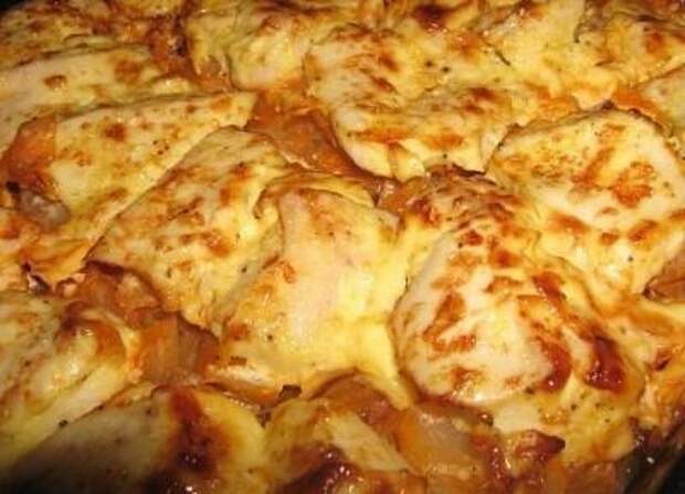 Куриная грудка в капустной шубке: рецепт приготовления.