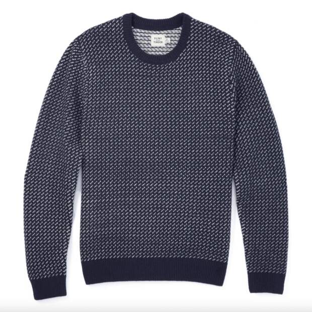 Nordic Merino Wool Crewneck Sweater