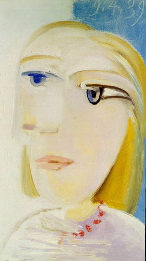 Пабло Пикассо. Голова женщины (Мария Тереза Вальтер). 1939 год