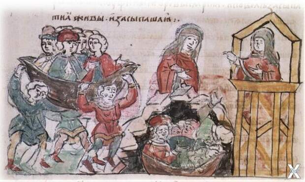 Первая месть княгини Ольги. Радзивило...