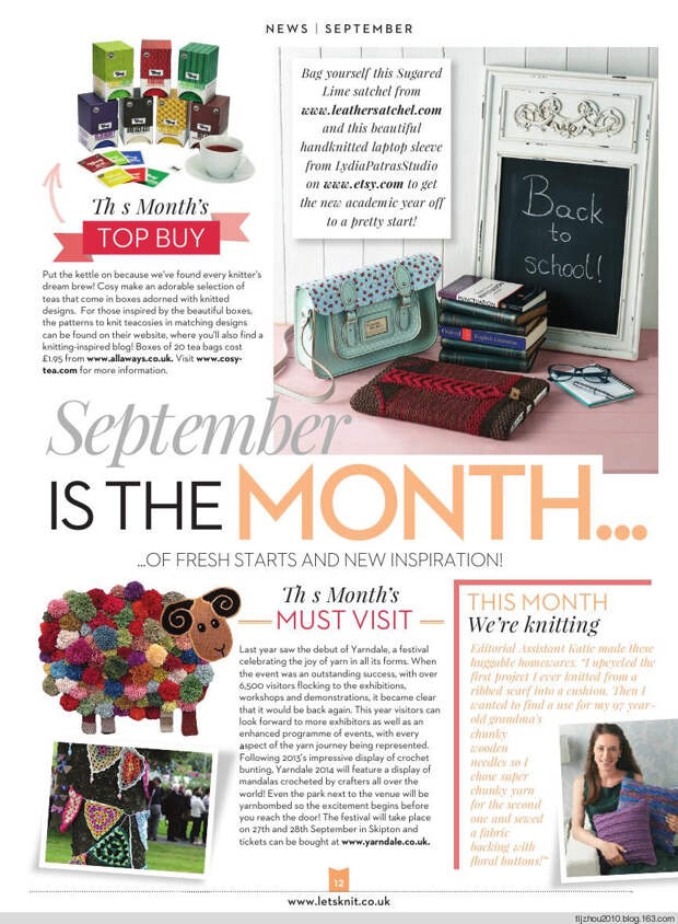 Lets Knit Issue 83 2014 - 紫苏 - 紫苏的博客 Lets Knit Issue 83 2014 - 紫苏 - 紫苏的博客