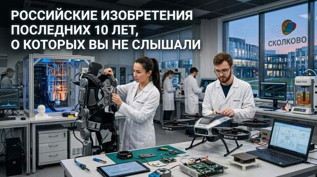 Российские изобретения последних 10 лет, о которых вы не слышали...