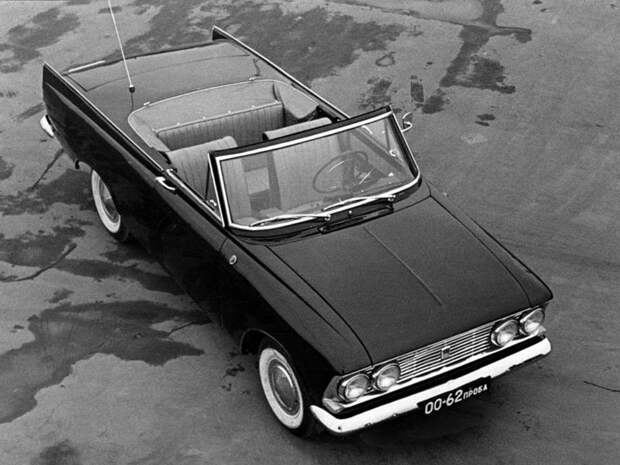 Опытный кабриолет "Москвич Турист" 1964 года с инжекторным двигателем  авто, история, ссср, факты