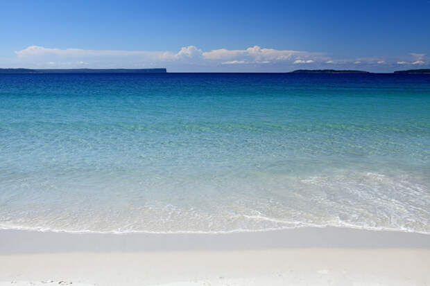 Пляж с самым белым песком (занесен в Книгу рекордов Гиннесса) - Хайямс, бухта Джарвис, Новый Южный Уэльс австралия, доказательство, животные, мир, природа, туризм, фотография