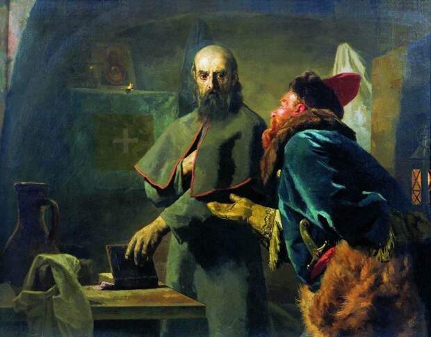 Н. Неврев "Малюта Скуратов и Митрополит Филипп. Фото: © wikipedia.org