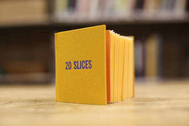 Denzer's books remind you that books are objects. Also, cheese is fun.