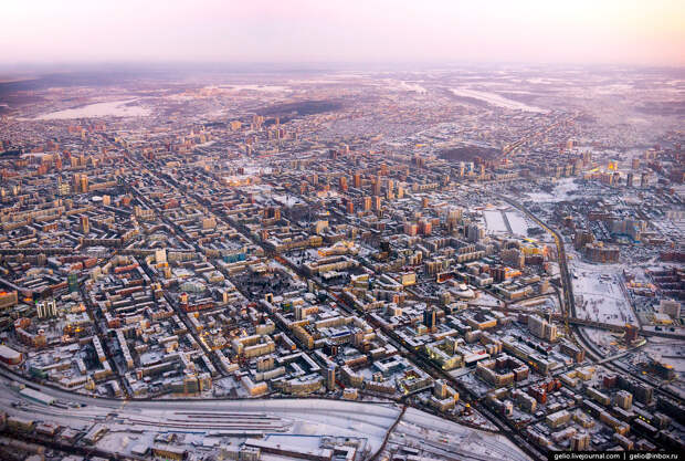 Зимний Новосибирск.