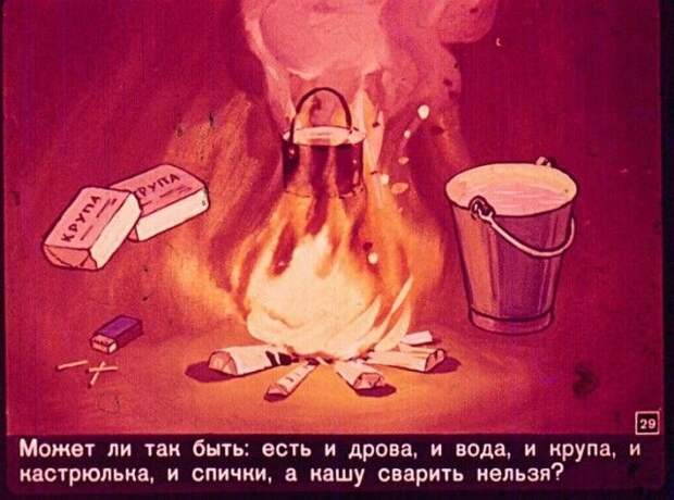 Диафильм вместо учебника по географии