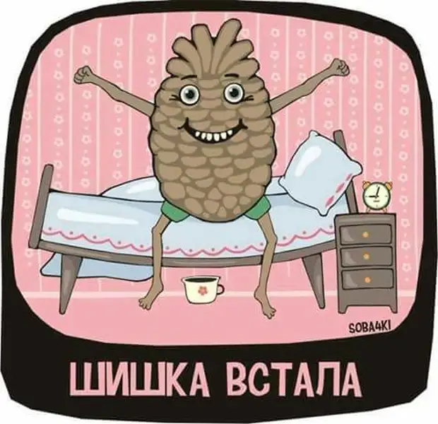 Шишка встала картинка
