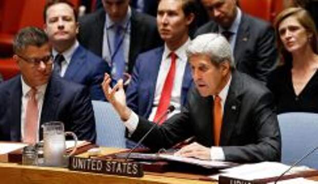 Госсекретарь США Джон Керри на заседании Совета Безопасности ООН