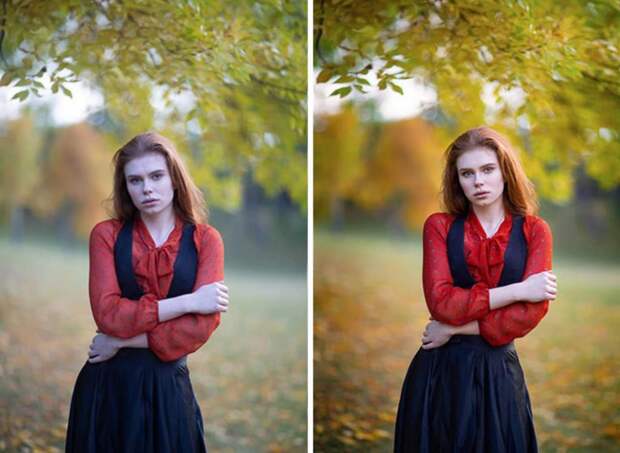 Девушка наняла несколько фотографов по разной цене, чтобы отредактировать одни и те же фотографии