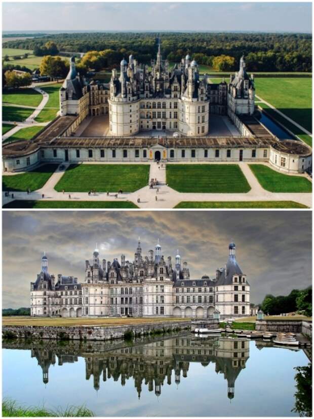 Замок Шамбор – яркий пример архитектуры французского Ренессанса. 