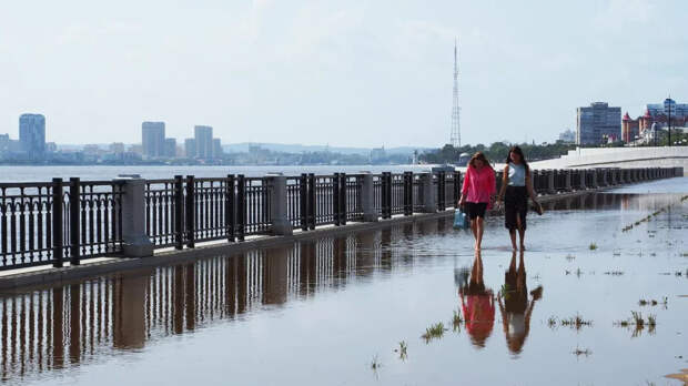 В Приамурье объявили оранжевый уровень опасности из-за подхода циклона