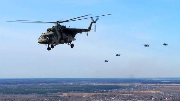 Экипажи боевых вертолетов Ка-29 приняли участие в военных учениях в Камчатском крае