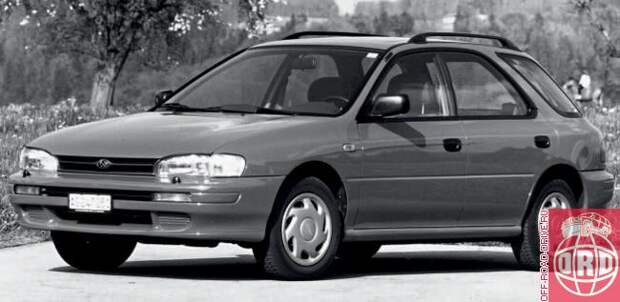 Subaru Impreza первого поколения (1992–2000). На снимке – вариант 1995 года.