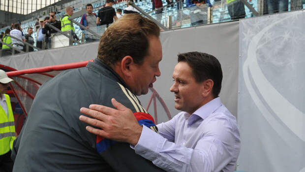 Леонид СЛУЦКИЙ и Дмитрий АЛЕНИЧЕВ. Фото Александр ФЕДОРОВ, "СЭ"