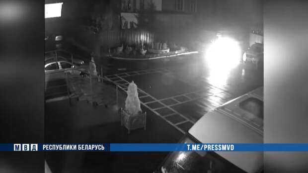 Коктейли Молотова в Советском РОВД Минска