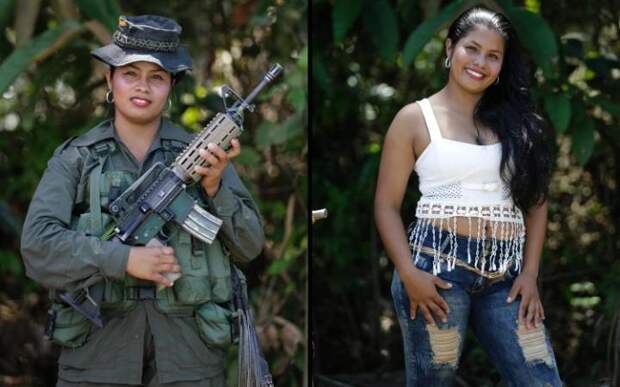 Как выглядят девушки, которые служат с подросткового возраста в повстанческой группировке Колумбии