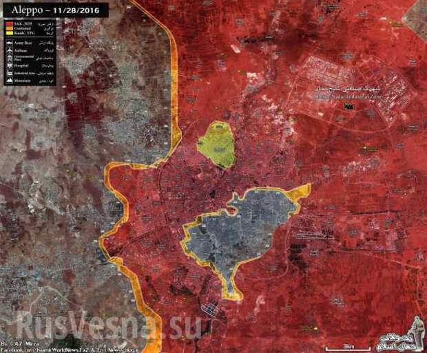 ВАЖНО: Армия Сирии при поддержке ВКС России продолжает наступление в Алеппо (+ВИДЕО, КАРТА) | Русская весна