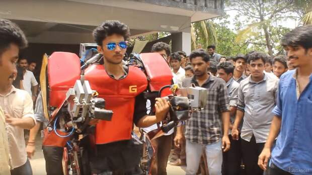 Индийский студент собрал костюм Железного человека за $750