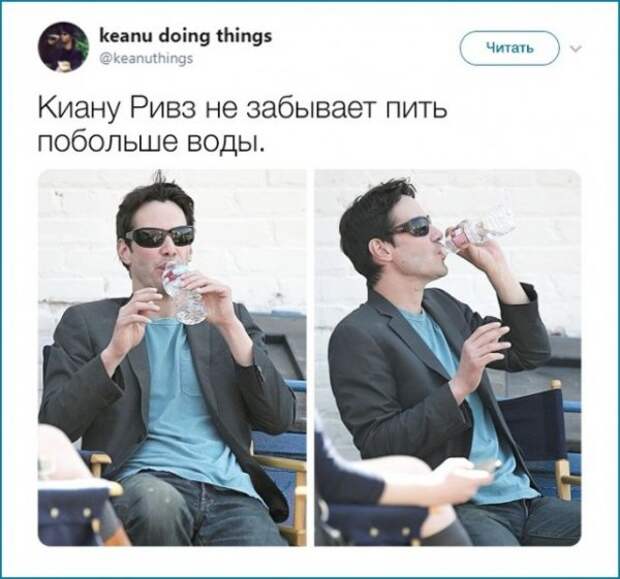 В сети выкладывают фотографии, на которых самый искренний актер Голливуда делает забавные вещи