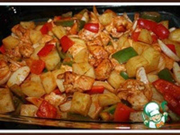 Картошка с курицей по-семейному ингредиенты