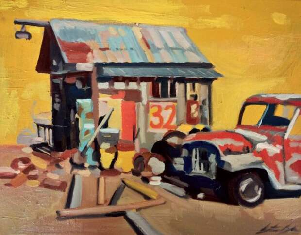 Мнимый импрессионизм. Justine Johnson