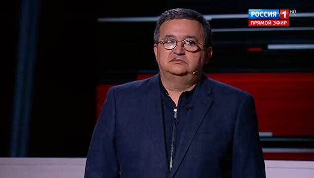 Скриншот передачи Вечер с Владимиром Соловьевым, вышедшей на канале Россия 1 Скриншот передачи Вечер с Владимиром Соловьевым, вышедшей на канале Россия 1