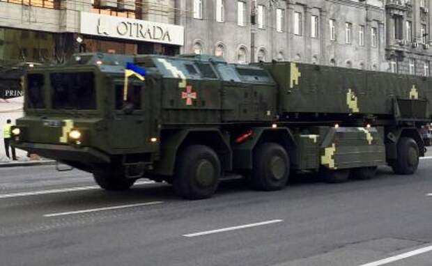 На фото: оперативно-тактичний ракетний комплекс «Сапсан»