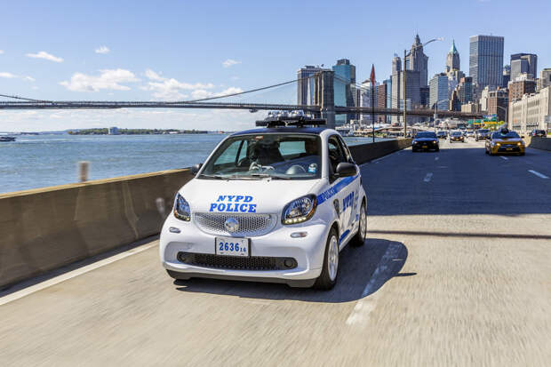 Smart ForCops на службе NYPD fortwo, nypd, smart, нью-йорк, сша