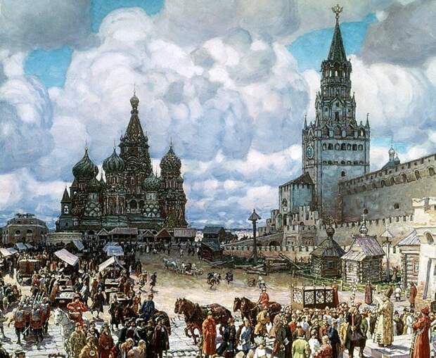 А.Васнецов "Красная площадь"