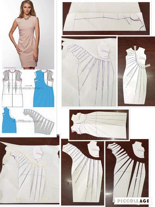 Моделирование платья со сложной драпировкой 2
