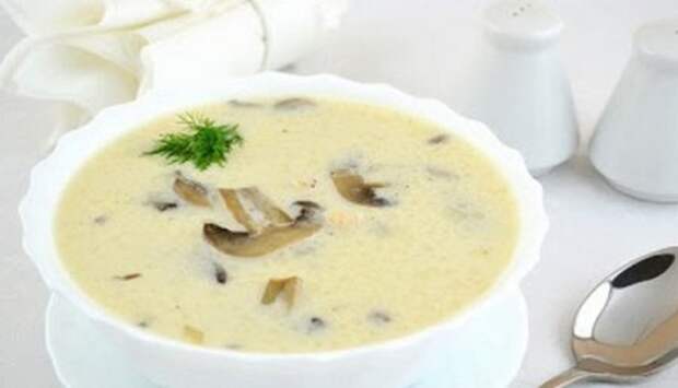 Вкусный грибной суп-пюре из шампиньонов