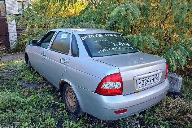 В Тамбове ищут собственника брошенного авто в районе улиц Радужная/Гиляровского