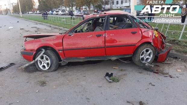 Авария дня. Был бы трезвый - убился бы!