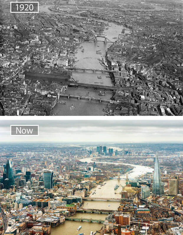 Девяносто шесть лет развития Лондона.