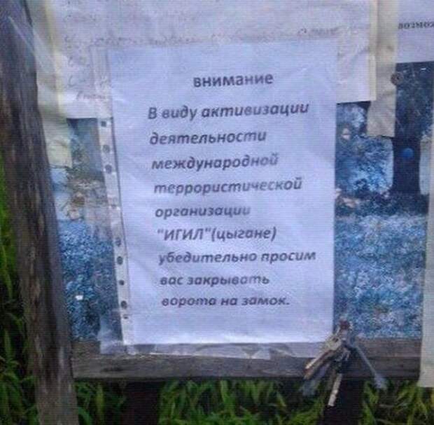 Забавные информационные объявления (22 фото)