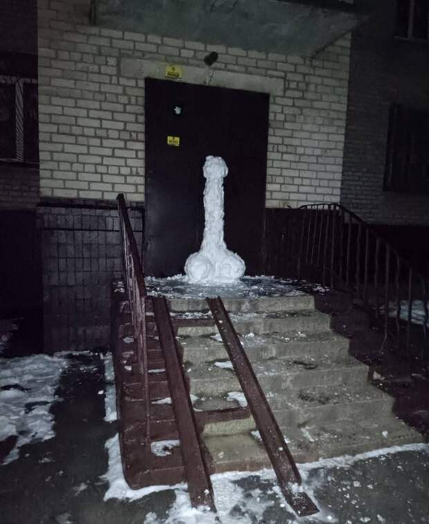 Снеговик в Кривом Роге