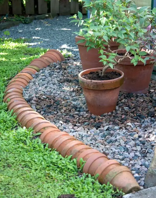 10 идей креативных бордюров для вашего сада и двора