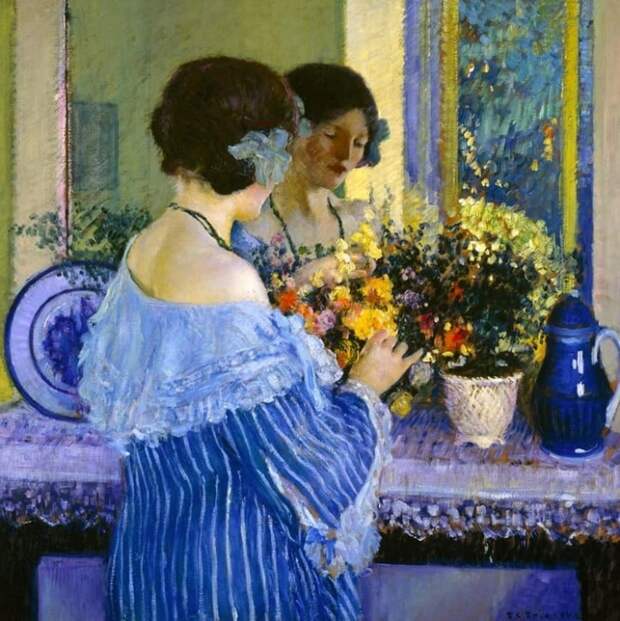 художник Фридрих Карл Фриске (Frederick Carl Frieseke) картины – 11