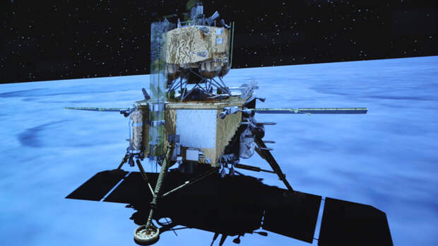 Китайский зонд "Чанъэ-6" впервые в истории побывал на обратной стороне Луны и взлетел