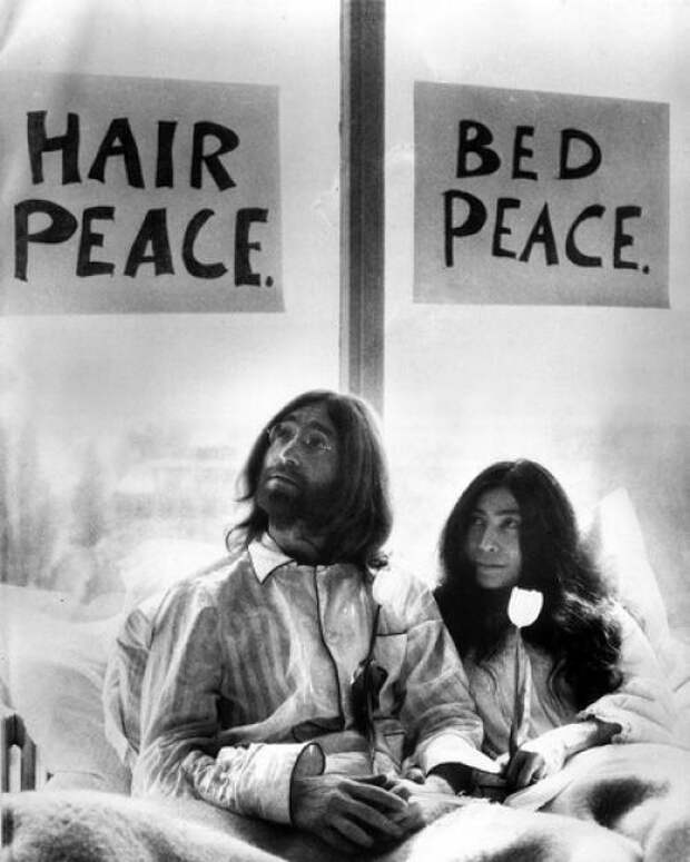 Джон Леннон и Ёко Оно. Фото / John Lennon & Yoko Ono. Photo 