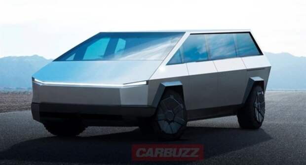 Минивэн Tesla показали на неофициальных рендерах